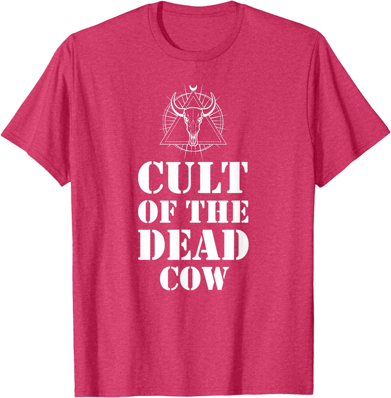 Cult Of The Dead Cow Tee Cult Of The Dead Cow Shirt T-Shirt - Red Heather