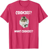 What Cookies Dwarf Hamster Funny Meme T-Shirt - Red Heather