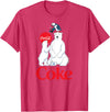 Coca-Cola Company Coca-Cola - Polar Bears and Coca-Cola T-Shirt - Red Heather