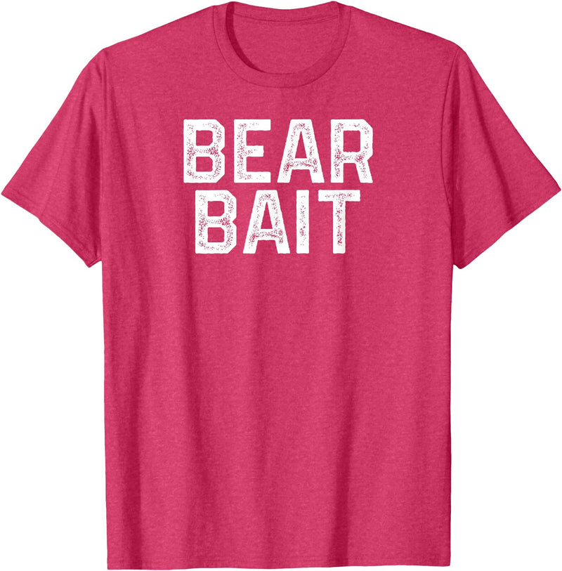 Gay BEAR BAIT Gay Merch LGBTQ Pride Gay Club BEAR BAIT Gay Merch LGBTQ Pride T-Shirt - Red Heather