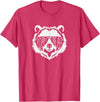 poppy Bear Family Apparel Poppy Bear Face with Sunglasses T-Shirt - Red Heather