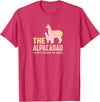 Daddy Llama Shirt Co. The Alpaca Dad Funny Llama Alpaca Lover Papa Fathers T-Shirt - Red Heather