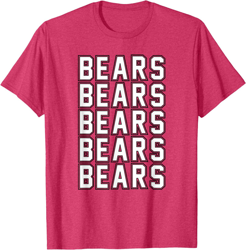 Bears T-Shirt - Red Heather