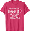 Your Mother was A Hamster and Your Father Hamster Lover T-Shirt - Red Heather