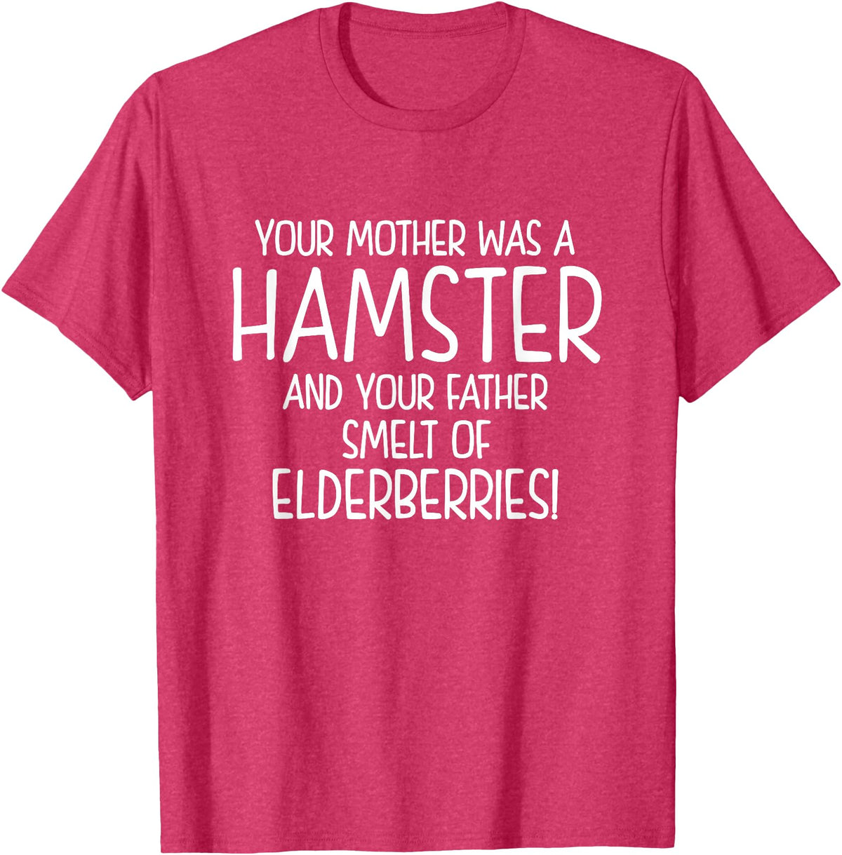 Your Mother was A Hamster and Your Father Hamster Lover T-Shirt - Red Heather