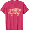 Zone - 365 Pig Pork Diagram Cuts Pig Cuts Butchers And Bacon Parts Pig Day Lovers T-Shirt - Red Heather