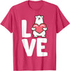 Cute Polar Bear Gifts And Tees I Love Polar Bears T-Shirt - Red Heather