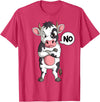 Funny Cow Lover & Owner Gift Ideas Cow Farmer Kids Boys Girls Womens T-Shirt - Red Heather