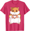 Hamster Lovers Girls Ladies T-Shirt - Red Heather