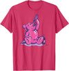 Drunk Gummy Bear - Funny Drinking Illustration Humor Alcohol T-Shirt - Red Heather