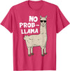 Funny Llama Gift Llama Lover Accessories & Stuff Funny Llama Design For Men Women Kids Llama Alpaca Animal T-Shirt - Red Heather