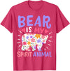 Bear Is My Spirit Animal Bear Spirit Animal T-Shirt - Red Heather