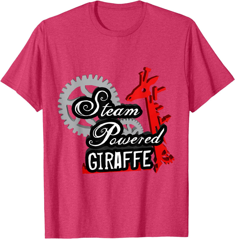 Steam Powered Giraffe LLC Steam Powered Giraffe Logo T-Shirt - Red Heather