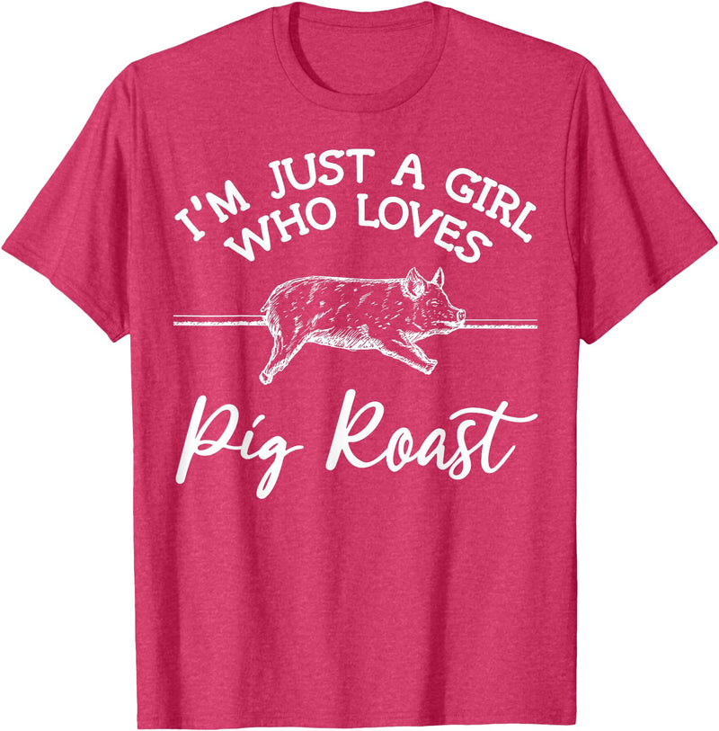 Cool Pig Roast Humor Quote Merch Pig Roast Apparel - Top Funny Roasts Lover Design T-Shirt - Red Heather