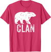 Bear Clan Founding Fathers Clothing Apparel Bear Clan Native American Pride Founding Fathers Tribe T-Shirt - Red Heather