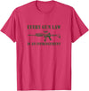 Tronic Tees M4A1 Every Gun Law Is An Infringement 2nd Amendment T-Shirt - Red Heather