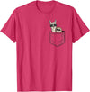 Llama Alpaca Gifts By Skizzenmonster Hipster Llama & Sloth With Sunglasses T-Shirt - Red Heather