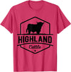 Farm Highland Cow Men Cattle Clothing Agriculture Scottish Highland Cow for Cattle Farmers T-Shirt - Red Heather