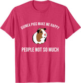 Guinea Pig Accessories & Gifts Funny Guinea Pig Tshirt Gift | Guinea Pig Tee T-Shirt - Red Heather