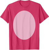 Funny Cute Swine Farm Barnyard Animal Easy Gifts Pig Costume Pink Piggy Belly Halloween Carnival Animal DIY T-Shirt - Red Heather