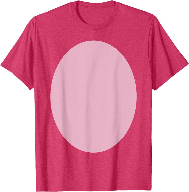 Funny Cute Swine Farm Barnyard Animal Easy Gifts Pig Costume Pink Piggy Belly Halloween Carnival Animal DIY T-Shirt - Red Heather