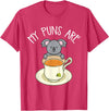 My Puns Are Koala Tea Koala Lover Gift T-Shirt - Red Heather