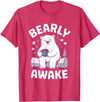 Polar Bear PJ Gifts Polar Bear Pajama Coffee Bearly Awake Sleep T-Shirt - Red Heather