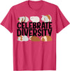 Cool Hamster Lover Animal Pun Diverse Quote Design Funny Celebrate Diversity Cute Guinea Pig Gift For Men Women T-Shirt - Red Heather