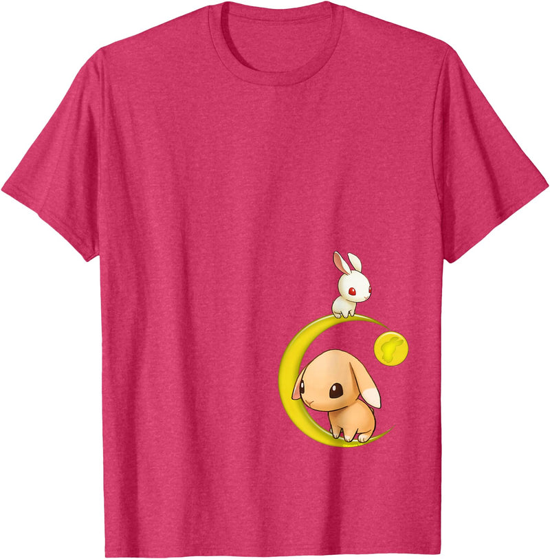 Official Harvest Moon Rabbit T-Shirt in Red Heather
