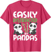 Panda Lover Shirts Easily Distracted By Pandas - Cute Kawaii Panda Bear T-Shirt - Red Heather