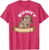 Cute Bunny Whisperer Lover Bunny Graphic T-Shirt in Red Heather