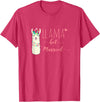 Llama Get Married Funny Bachelorette Party Novelty Llama Get Married Shirt Funny Bride Bachelorette Party T-Shirt - Red Heather