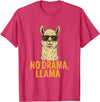 Am End Fashion No Drama, Llama - Cool Look T-Shirt - Red Heather