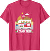 Peppa Pig Visits America Road Trip V2 T-Shirt - Red Heather