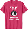 Show Rabbit for Dutch Rabbit Owner Exhibitor T-Shirt in Red Heather