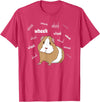Funny Guinea Pig Tee Gift Animal Pet new kids love Guinea Pig Love Guinea Pig Wheek Wheek Feed Me Guinea Pig T-Shirt - Red Heather