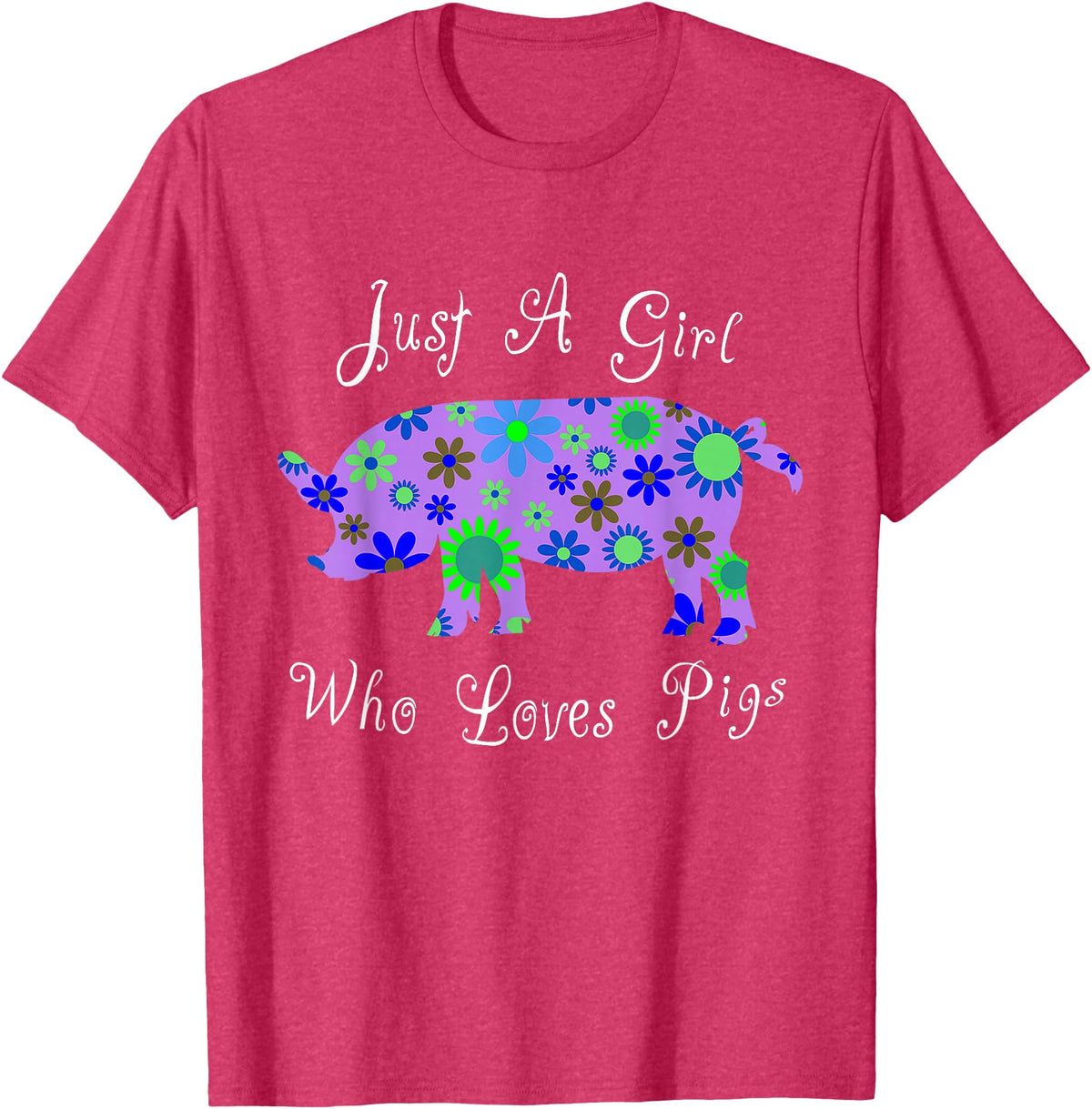 Cartba Pig Co. Pig Lover Cute T-Shirt - Red Heather