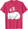 Arctic Polar Bear Tees And Gifts Ice Bear Sleeping Tired Arctic Polar Bear T-Shirt - Red Heather