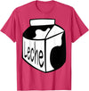 Clever Witty Milk Designs Leche Spanish Milk Carton Dairy Lover T-Shirt - Red Heather