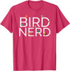 EpicWear Bird Nerd Bird Watcher Watching tshirt T-Shirt - Red Heather