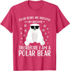 Polar Bears Accessories for Men Women & Kids Polar Bear Quote Cool Polar Bears Apparel for Kids T-Shirt - Red Heather