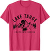 We Love Lake Tahoe - California Nevada Lake Tahoe California Nevada Mountains Bear Nature Vintage T-Shirt - Red Heather