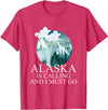 Selena's things Alaska Polar Bear Alaska Is Calling And I Must Go T-Shirt - Red Heather