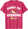 Guinea Pig Grandma Wear Guinea Pig Grandma Pet Owner T-Shirt - Red Heather