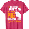 Pot Belly Pig Clothing & Pig Stuffed Animal Pig Feed Toy Pot Belly Pig Lover T-Shirt - Red Heather
