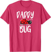 Funny Cute Ladybug Clothing For Daddy Daddy Bug Funny Ladybug for Daddy T-Shirt - Red Heather