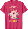 Its My Birthday Pig T-Shirt - Red Heather