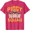 Pig Lover Shirts For Men Women Kids Pig Lover Piggy Squad Hog Farmer Crew Swine Women Men Kids T-Shirt - Red Heather