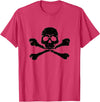 DATZLYF Skull and Crossbones t-shirt T-Shirt - Red Heather