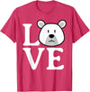 Polar Bear Design for Polar Bear Lovers LOVE Polar Bear Stuff Polar Bear Lover Stuff | Polar Bear T-Shirt - Red Heather